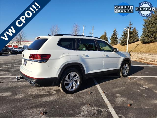 used 2021 Volkswagen Atlas car, priced at $29,999