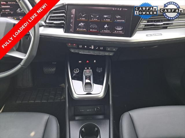 used 2023 Audi Q4 e-tron car, priced at $33,680