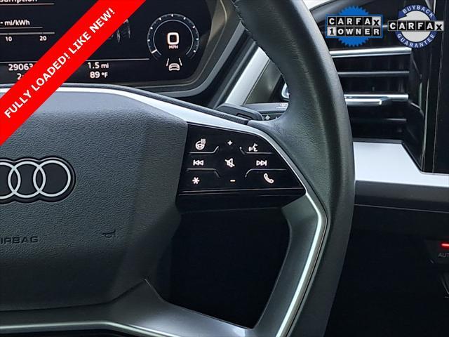 used 2023 Audi Q4 e-tron car, priced at $33,680