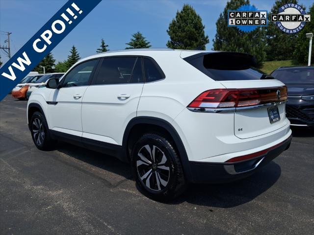 used 2024 Volkswagen Atlas Cross Sport car, priced at $35,890