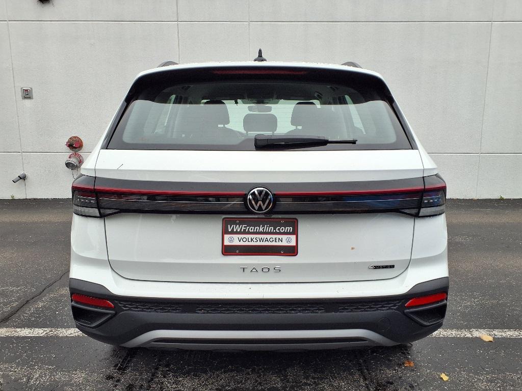 new 2025 Volkswagen Taos car, priced at $27,800