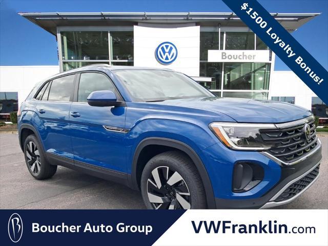 new 2025 Volkswagen Atlas Cross Sport car, priced at $43,860