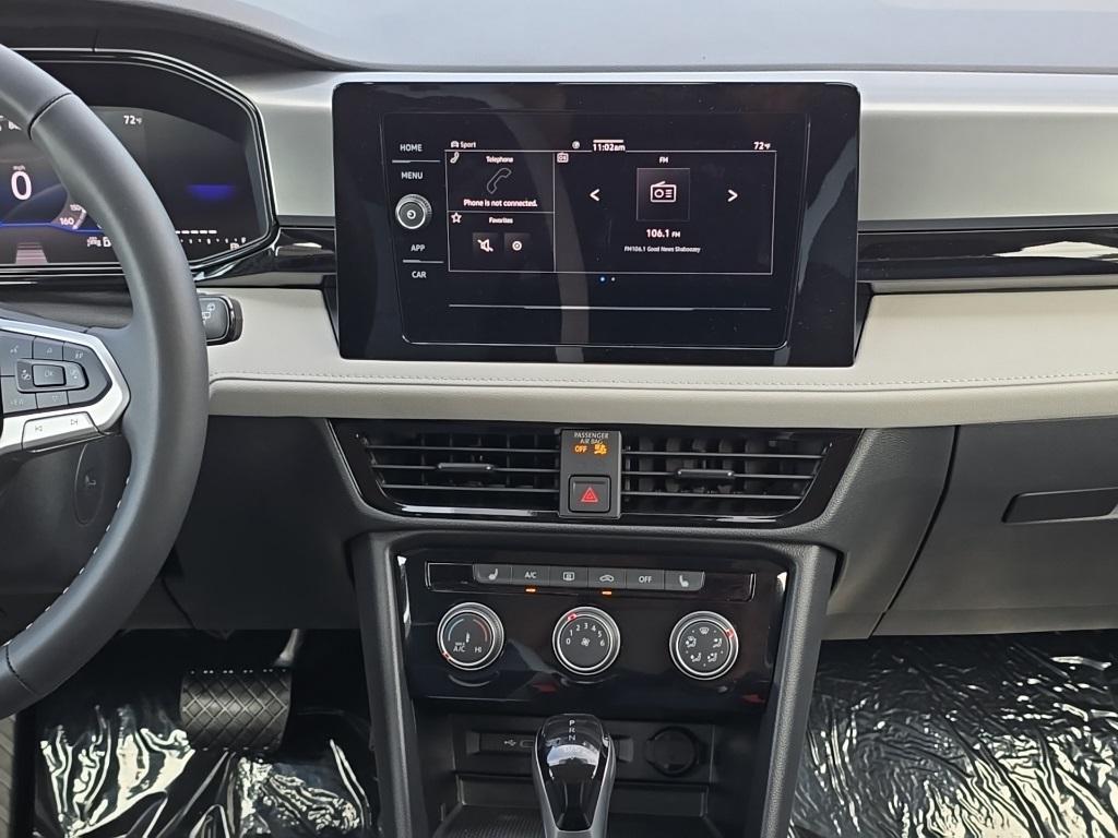 new 2025 Volkswagen Taos car, priced at $27,800