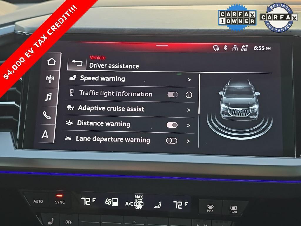 used 2023 Audi Q4 e-tron car, priced at $27,490