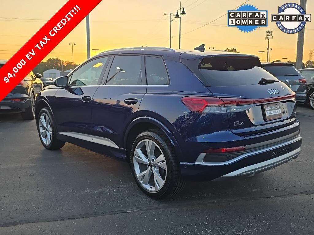 used 2023 Audi Q4 e-tron car, priced at $27,490
