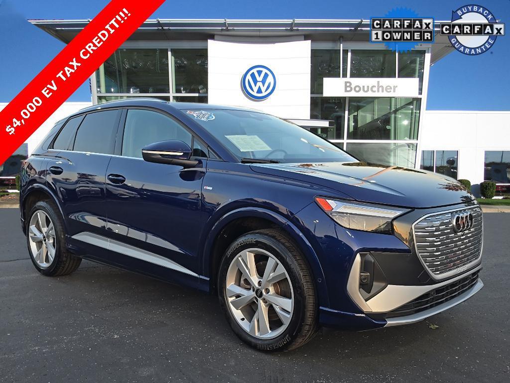 used 2023 Audi Q4 e-tron car, priced at $27,490