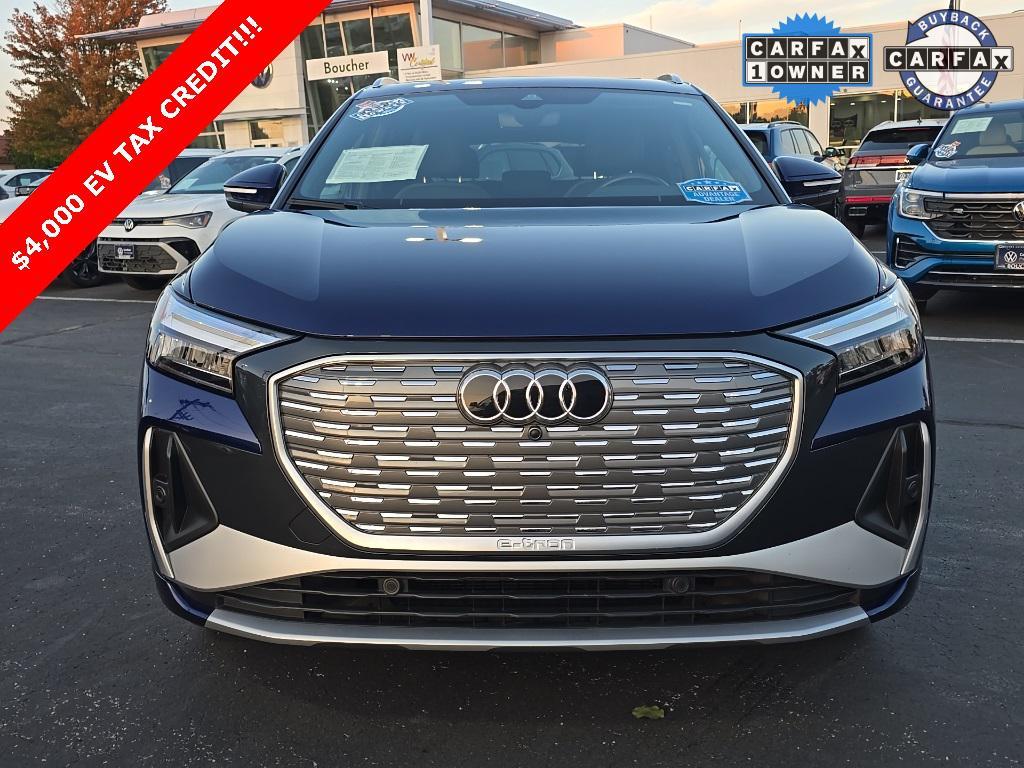 used 2023 Audi Q4 e-tron car, priced at $27,490