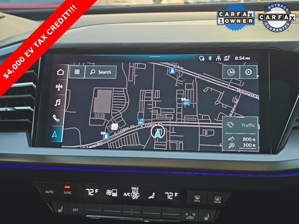 used 2023 Audi Q4 e-tron car, priced at $27,490