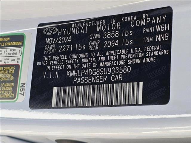 new 2025 Hyundai Elantra car, priced at $28,655