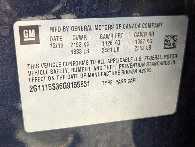 used 2016 Chevrolet Impala car, priced at $12,535