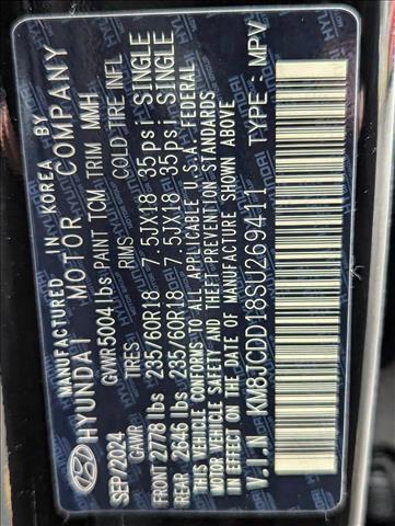 new 2025 Hyundai TUCSON Hybrid car, priced at $38,280