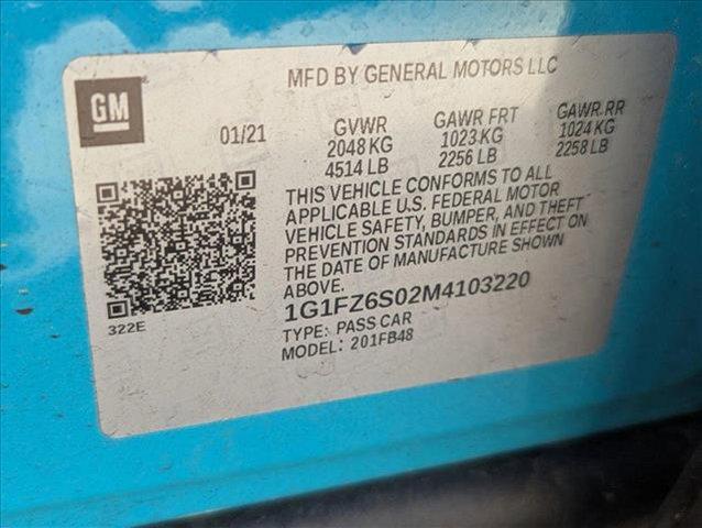 used 2021 Chevrolet Bolt EV car, priced at $19,787