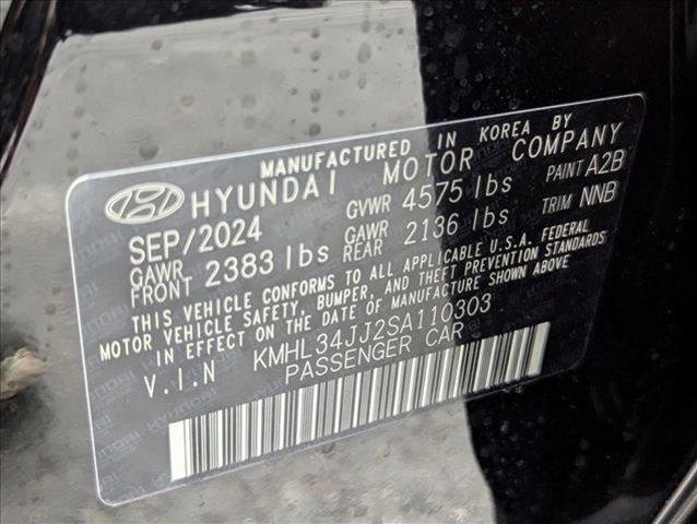 new 2025 Hyundai Sonata Hybrid car, priced at $32,898