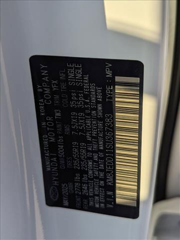 new 2025 Hyundai TUCSON Hybrid car, priced at $43,855