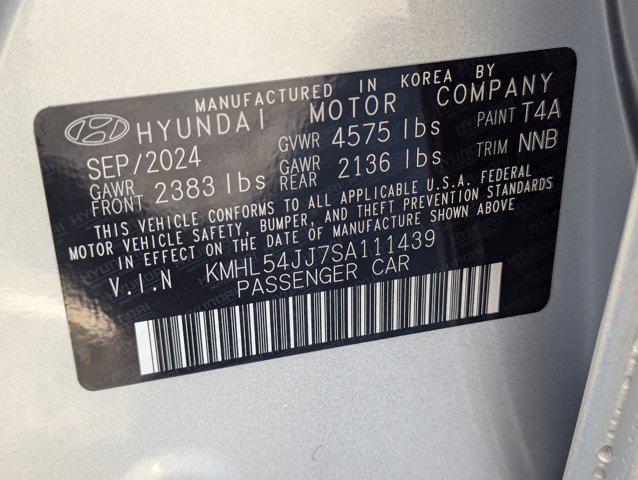 new 2025 Hyundai Sonata Hybrid car, priced at $39,323