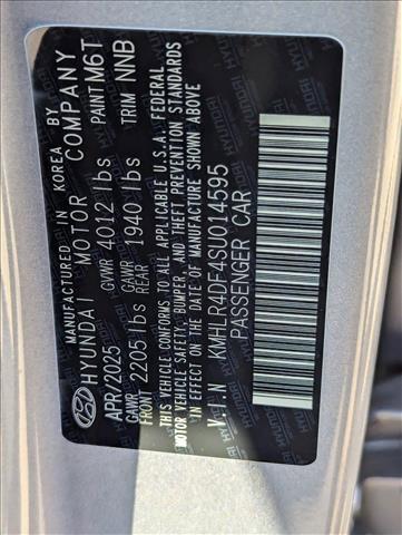 new 2025 Hyundai Elantra car, priced at $30,790