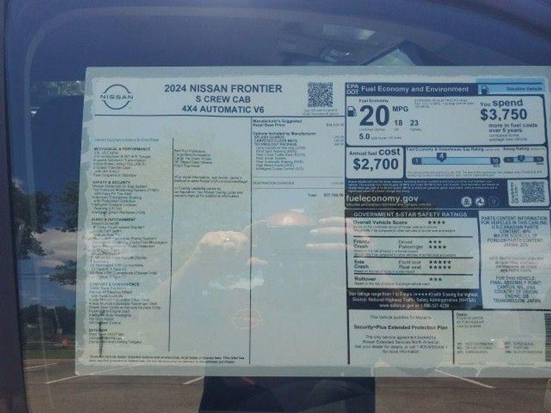 new 2024 Nissan Frontier car, priced at $37,460