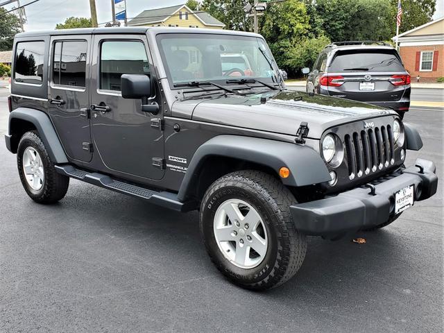 used 2016 Jeep Wrangler Unlimited car, priced at $21,978