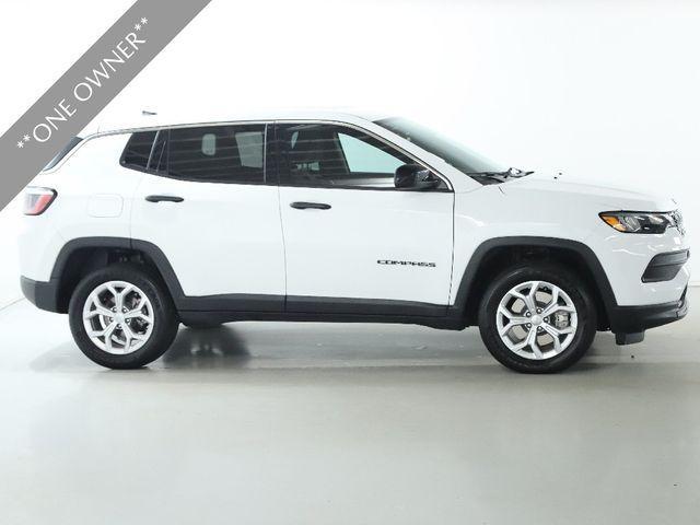 used 2024 Jeep Compass car, priced at $21,000
