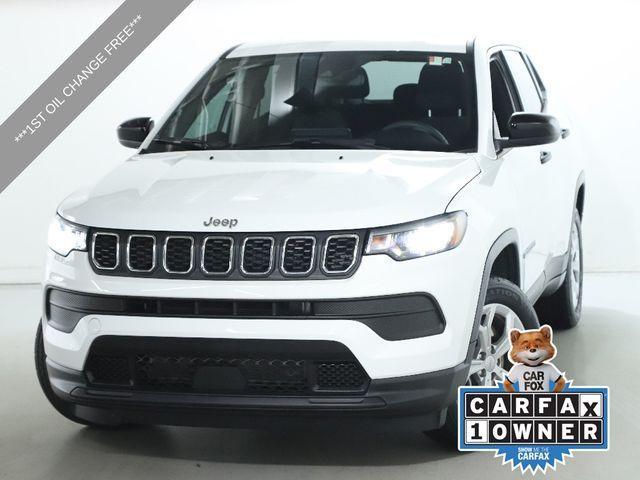 used 2024 Jeep Compass car, priced at $21,500
