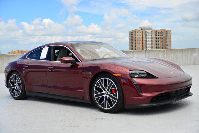 used 2022 Porsche Taycan car, priced at $73,999