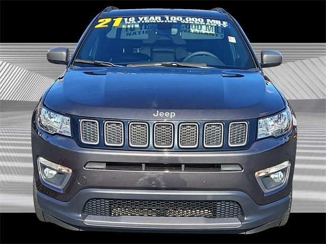 used 2021 Jeep Compass car, priced at $18,671