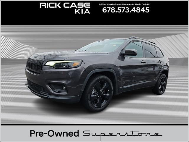 used 2021 Jeep Cherokee car, priced at $16,856