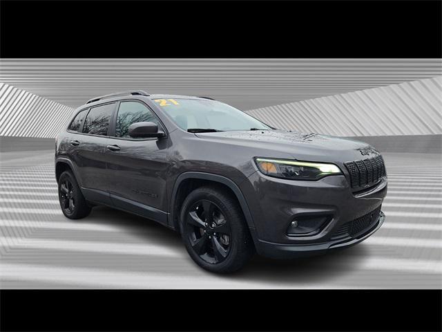 used 2021 Jeep Cherokee car, priced at $16,856