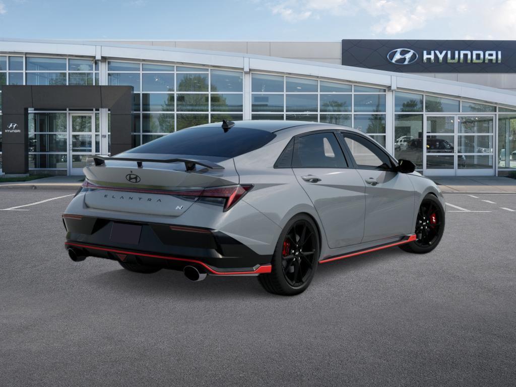 new 2025 Hyundai Elantra N car, priced at $36,215