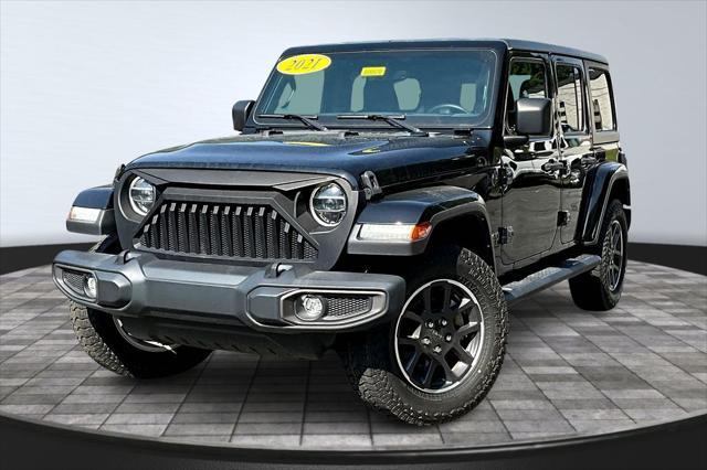 used 2021 Jeep Wrangler Unlimited car, priced at $29,226