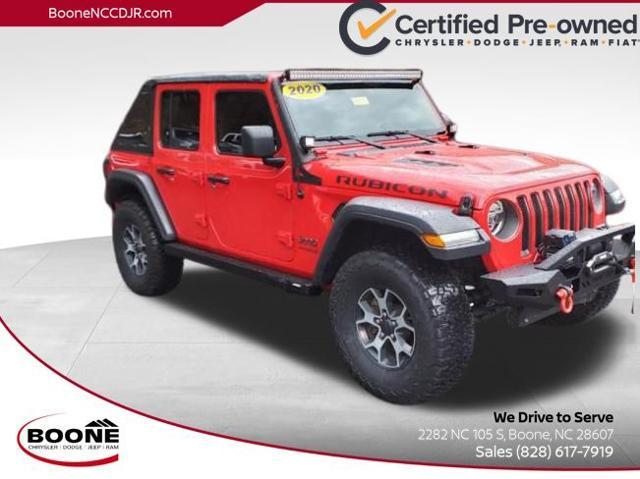 used 2020 Jeep Wrangler Unlimited car, priced at $33,204