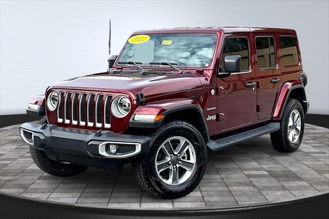 used 2022 Jeep Wrangler Unlimited car, priced at $38,600