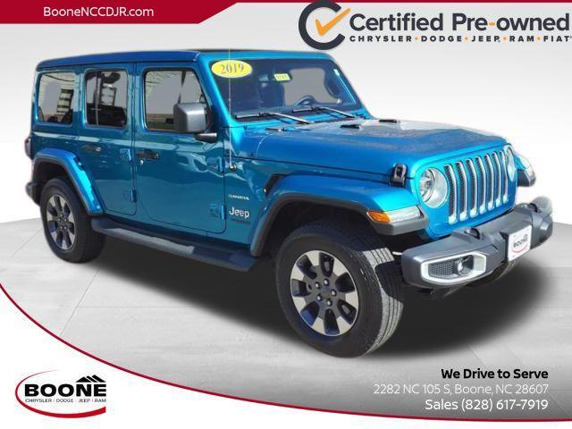 used 2019 Jeep Wrangler Unlimited car, priced at $30,733