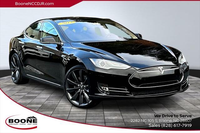 used 2013 Tesla Model S car, priced at $18,235