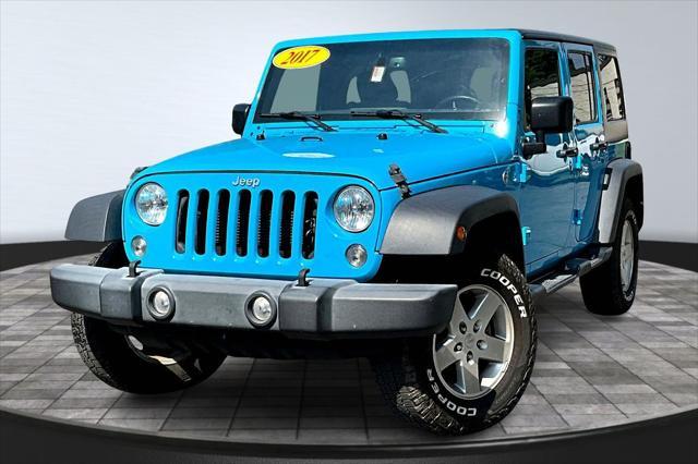 used 2017 Jeep Wrangler Unlimited car, priced at $21,590