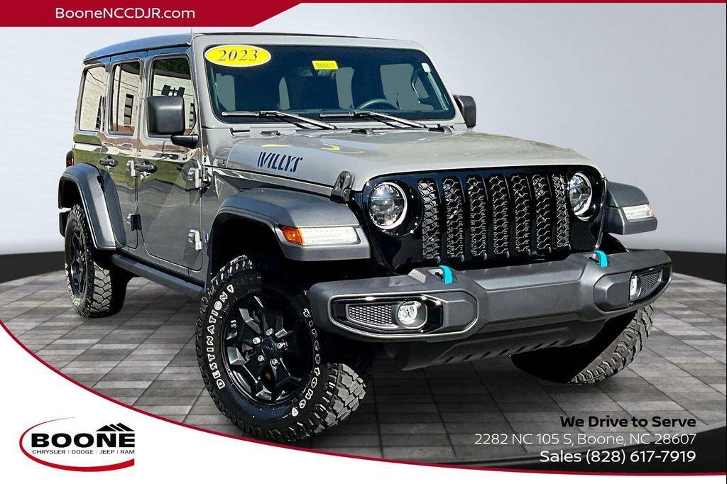 used 2023 Jeep Wrangler 4xe car, priced at $32,123
