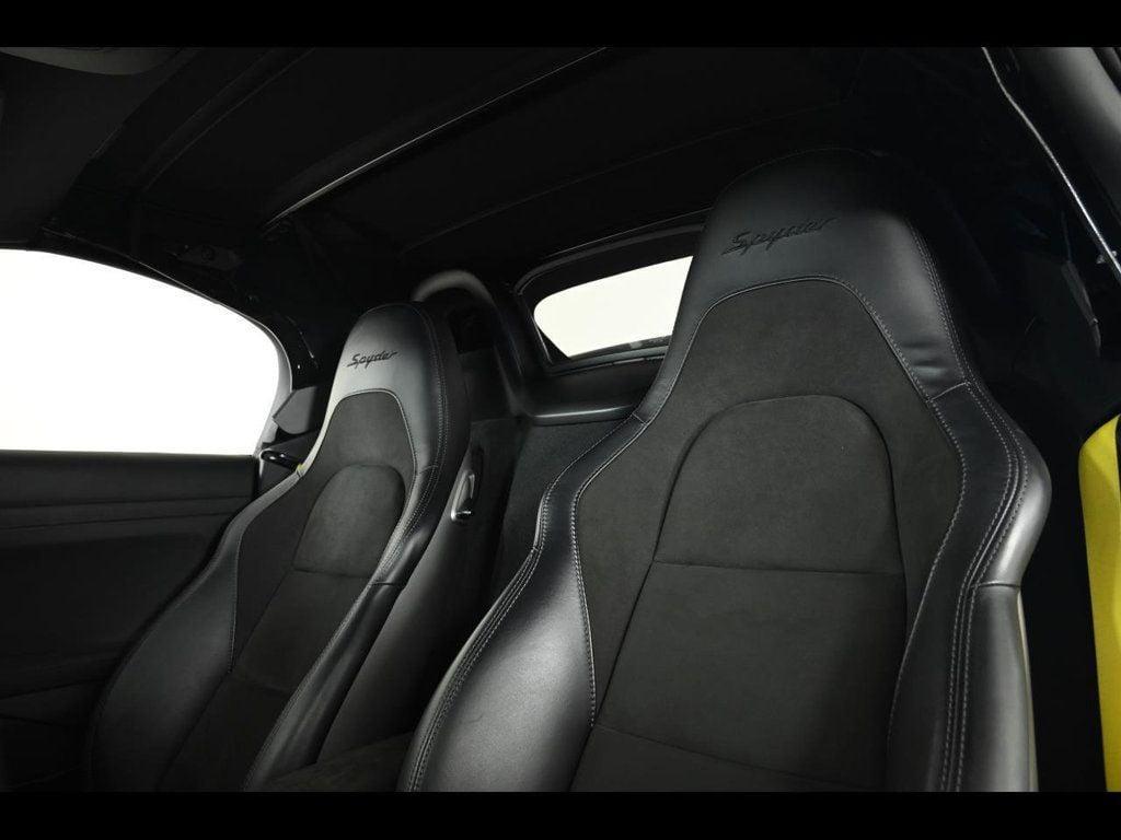 used 2021 Porsche 718 Spyder car, priced at $125,988