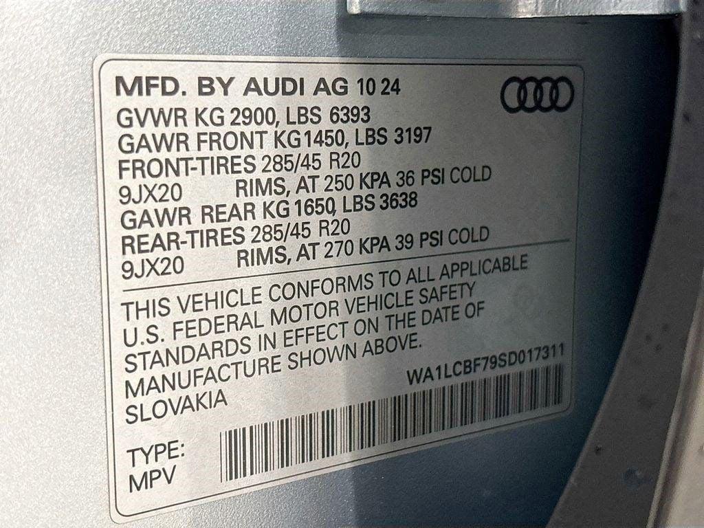 new 2025 Audi Q7 car, priced at $63,920