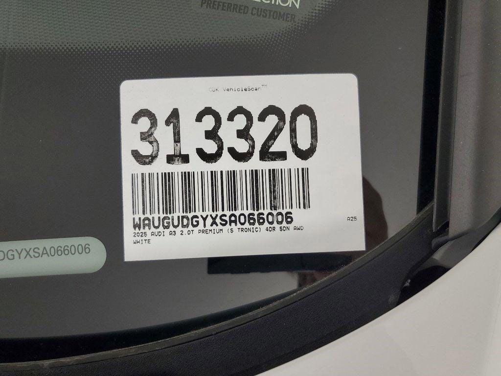 new 2025 Audi A3 car, priced at $38,990