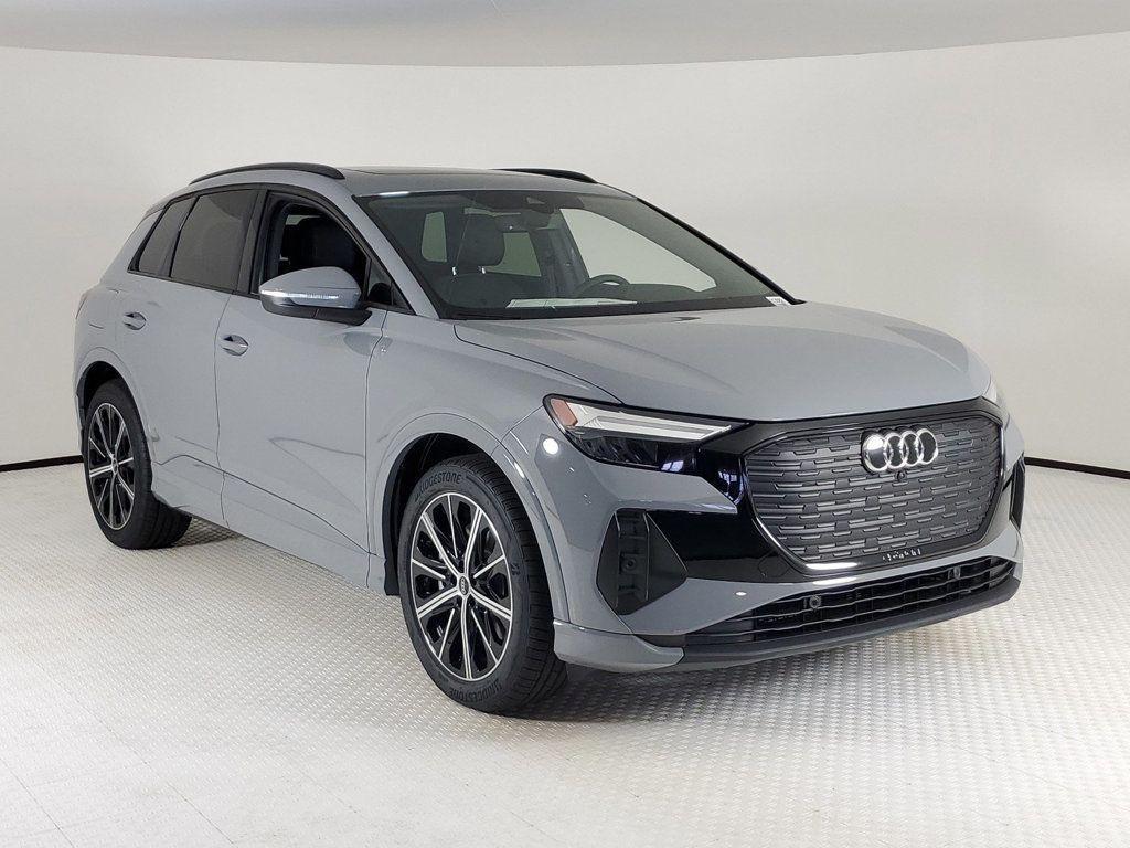 new 2025 Audi Q4 e-tron car, priced at $56,920