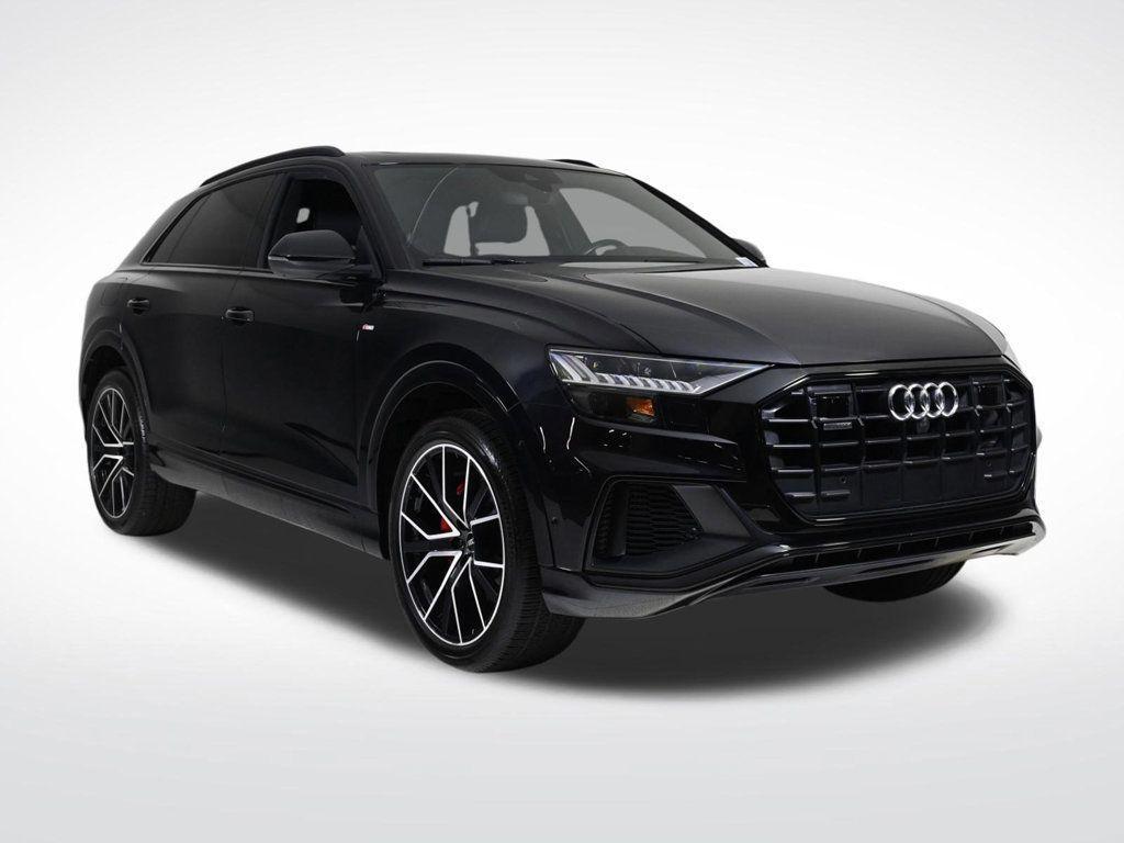 used 2021 Audi Q8 car, priced at $48,500