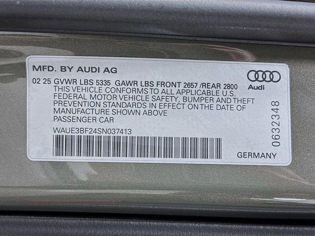 new 2025 Audi A6 car, priced at $63,685