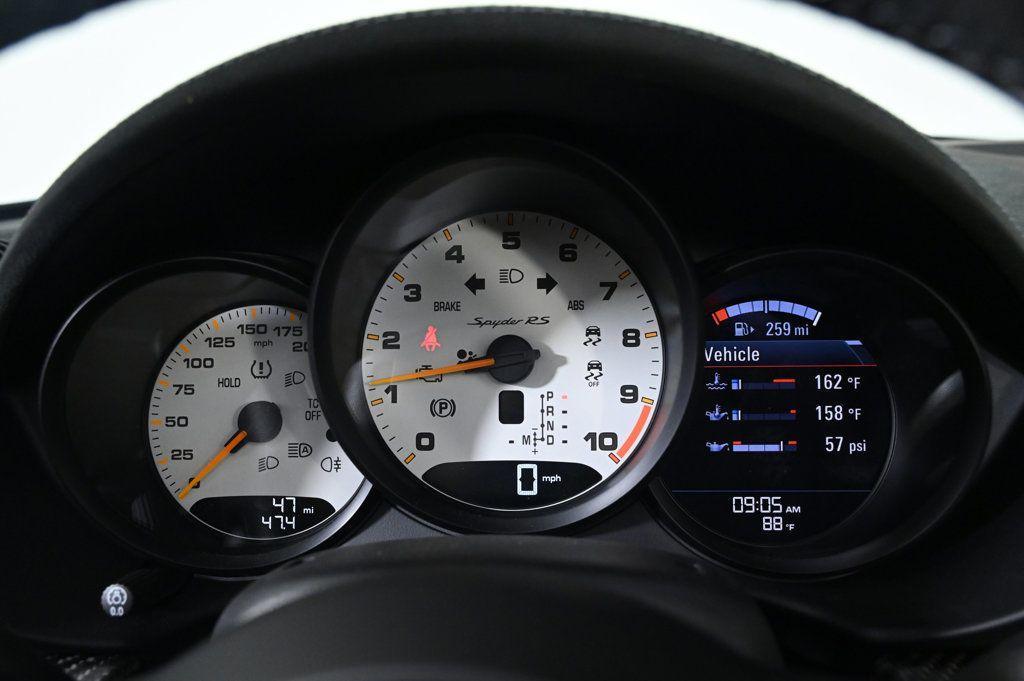 used 2024 Porsche 718 Spyder car, priced at $226,988