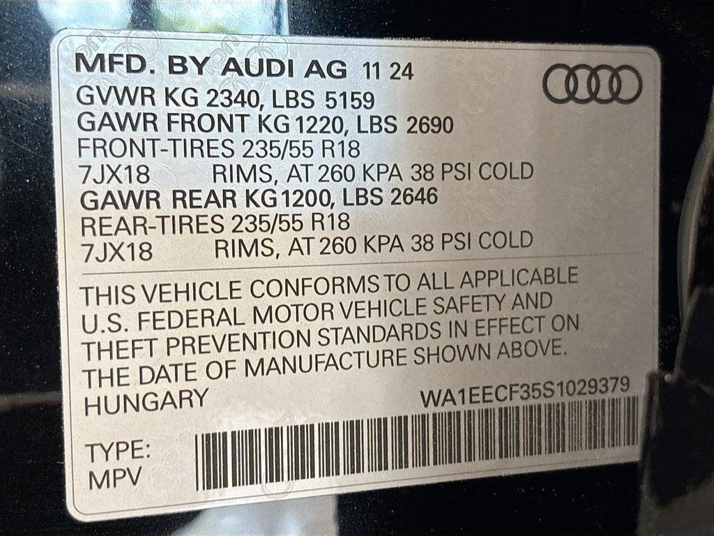 new 2025 Audi Q3 car, priced at $42,285