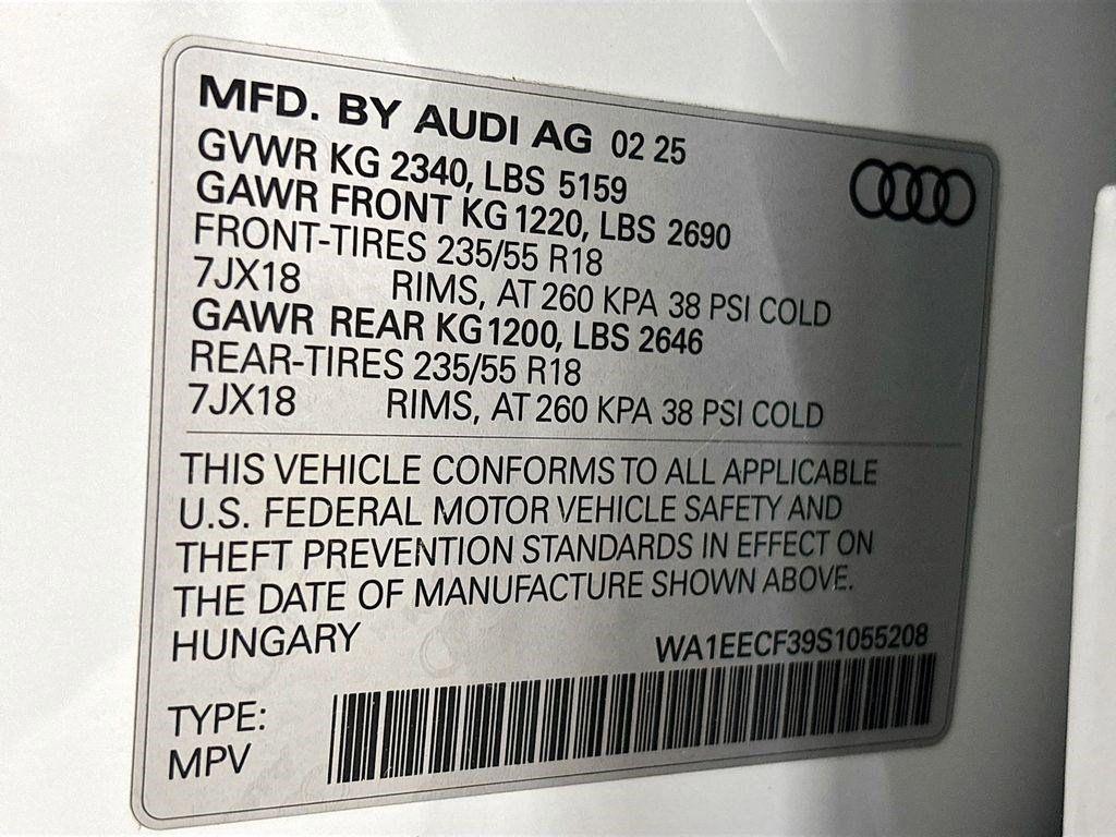 new 2025 Audi Q3 car, priced at $43,700