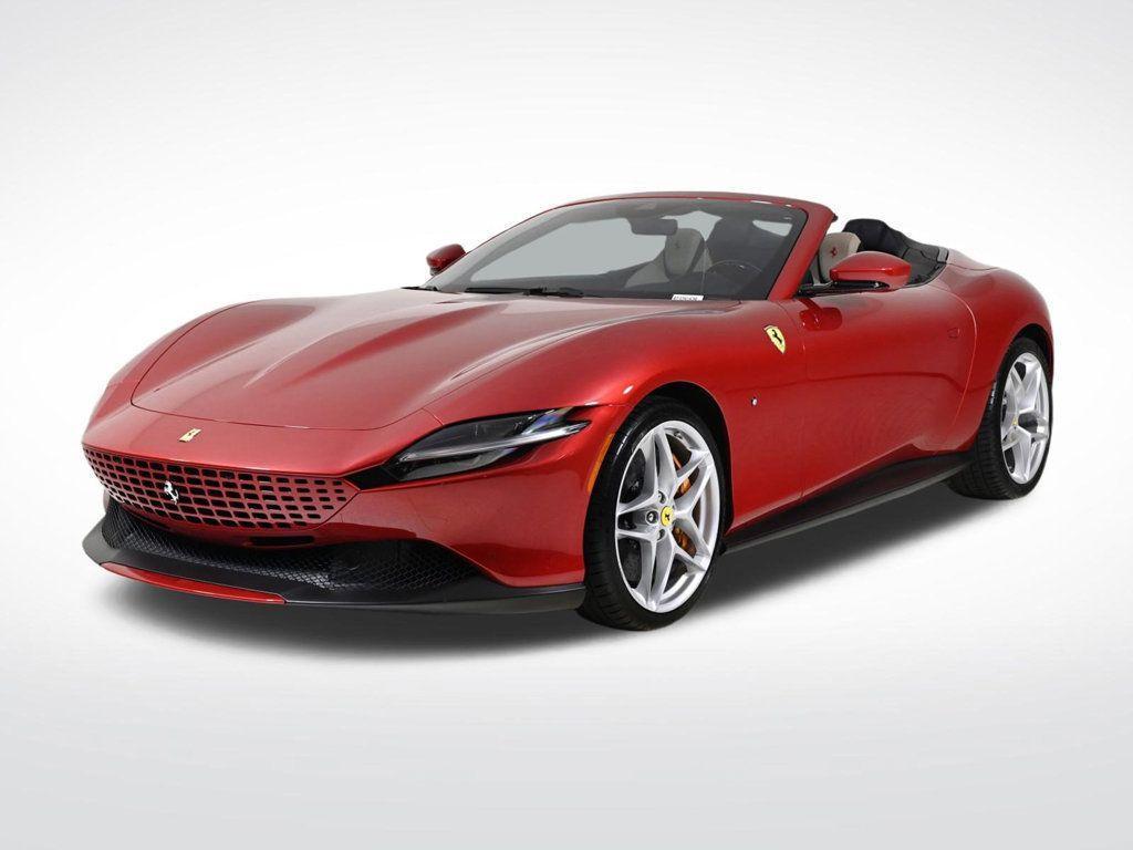 used 2024 Ferrari Roma Spider car, priced at $299,900