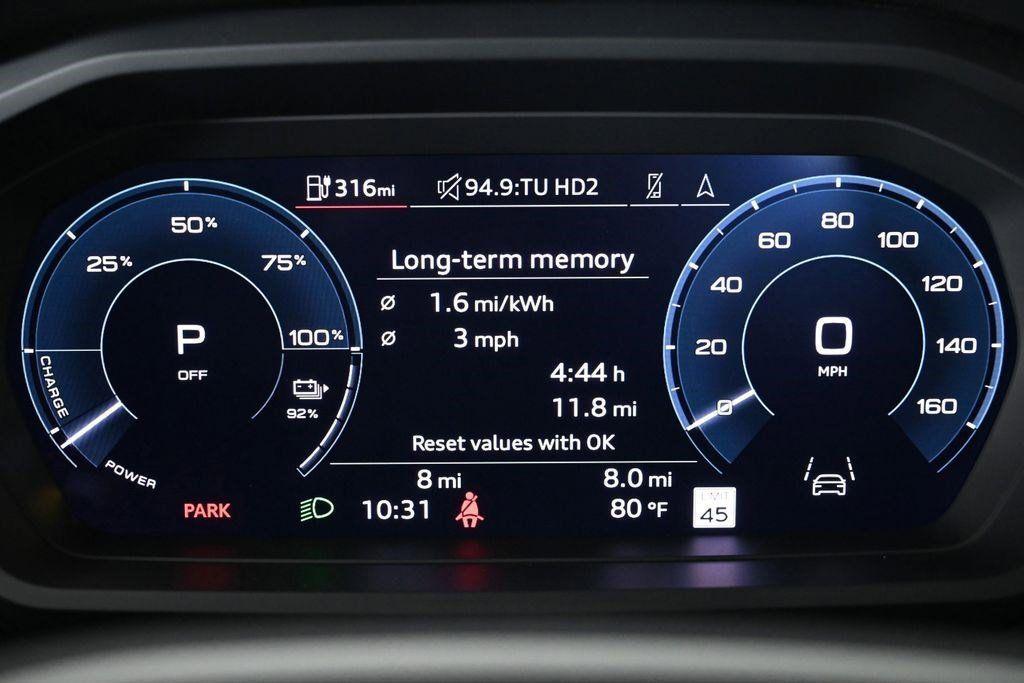 new 2025 Audi Q4 e-tron car, priced at $63,080