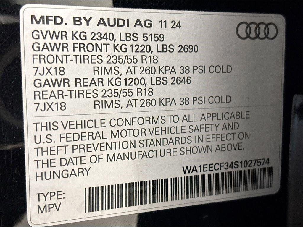 new 2025 Audi Q3 car, priced at $41,990
