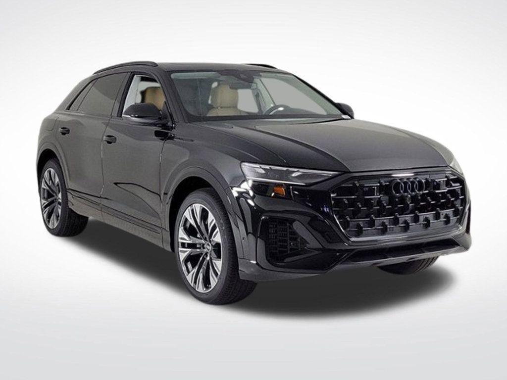 new 2025 Audi Q8 car, priced at $77,465