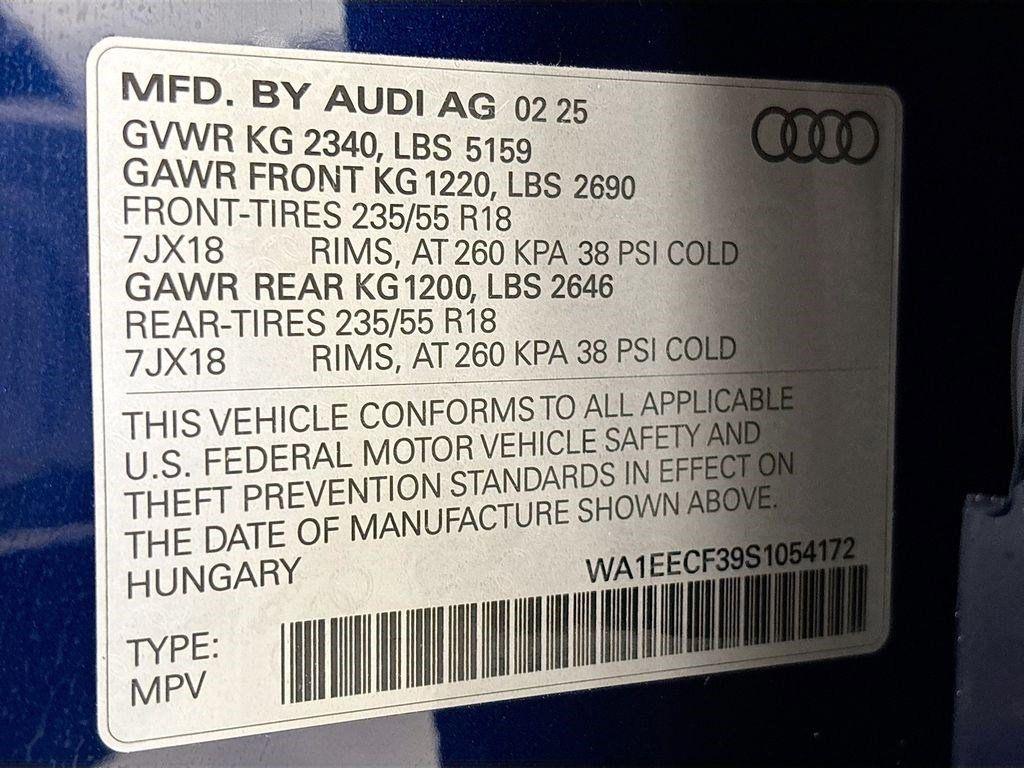 new 2025 Audi Q3 car, priced at $43,610